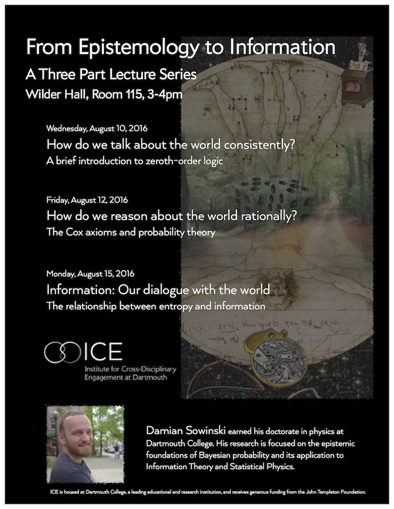 Epistemology to Information poster